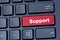 Support word on keyboard computer
