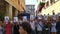 Supporters of Italian Deputy PM Matteo Salvini