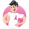 Supporting awareness campaign against breast cancer
