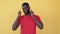 supportive african man encouraging gesture gif