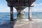 Supports fishing pier