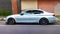 Surakarta Indonesia March 5 2022 BMW 530i G30 with M performance package parked on the side of the road