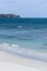 Surf beach in Innes National Park, South Australia with Rhino Head in the background.