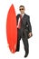 Surf businessman
