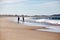 Surf Cast Fishing on an Ocean Beach