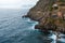 Surf in evening Manarola outskirts, Cinque Terre, Italy