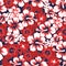 Surf floral hibiscus seamless pattern