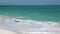 Surf on the island of Cayo Largo. Cuba.