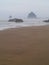 Surf Rolling in on a Rocky Beach