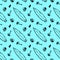 SURF STUFF SEAMLESS PATTERN BLUE