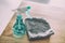 Surface cleaning home kitchen All purpose cleaner disinfectant spray bottle with towel to clean high touch surfaces from