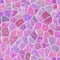 Surface floor marble mosaic seamless background with gray grout - sweet baby pink and lavender purple and violet color