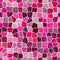 Surface marble mosaic pattern seamless background with white grout - hot pink, magenta, mohogany, maroon, rasberry red color