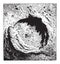Surface of the Moon, Copernicus Impact Crater, vintage engraving