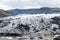 surface of Solheimajokull glacier in september