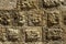 Surface of the stone wall of the masonry of Jerusalem stones