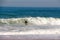 Surfer at Beach Vina del Mar, Chile.