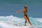 Surfer Brooke Rudow Surfing in Hawaii