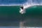 Surfer Catching Clean Shape Wave