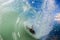 Surfer Crash Inside Hollow Wave
