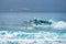 Surfer at el Confital beach along the city of Las Palmas de Gran Canaria, Spain