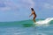 Surfer Girl Grace Lo at Queens Beach in Hawaii