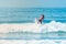 Surfer jumping a wave at Sayulita Nayarit Beach
