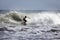 Surfer in ocean