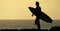 Surfer Silhouette