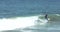 Surfer Surfing Ocean Waves, Summer Beach Scene