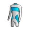 Surfer Swimming Suit For Man Color Vector