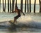 Surfer at Virginia Beach, Virginia