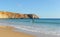 Surfers in the beach of Sagres, Algarve, Portugal