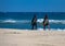 Surfers Looking for Waves in Newport Beach