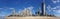 Surfers Paradise empty beach panorama, minimal people on world famous tourist destination beach, Australia