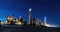 Surfers Paradise skyline at night.