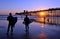 Surfers at Sunset