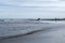 Surfers at Surfrider Beach