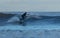 Surfers on Tynemouth Beach