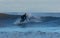 Surfers on Tynemouth Beach