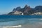 Surfers waiting for the perfect wave. Wonderful places in the world for surfing. Rio de Janeiro city, Brazil.