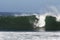 Surfing in Abreojos,Baja,Mexico