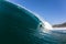 Surfing Body-Boarder Hollow Blue Ocean Wave