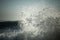 Surfing - Huge Wave Splash - Santa Barbara County, California