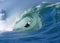 Surfing a Perfect Tube Wave at Waimea Bay Hawaii