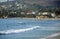 Surfing spot off Laguna Beach,California.