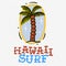 Surfing Surf Themed Hawaii Hand Drawn Traditional Old School Tattoo Aesthetic Influenced Art Drawing Vintage Inspire