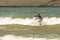 Surfing Surfer White Rocks Beach Antrim Coast Northern Ireland March 2019