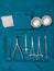 Surgeon and Surgical instruments in operation