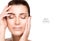 Surgery and Anti Aging Concept. Beauty Face Spa Woman